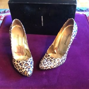 Dolce & Gabbana Cheetah Heels